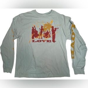 PacSun Playboy Lazy Love long-sleeve tee crew neck graphic print shirt men’s M